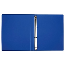 папка с 4-мя кольцами 25мм 500мкм синяя