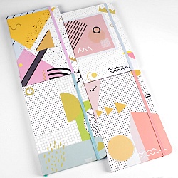 Блокнот 14*21см 80л в линейку на резинке