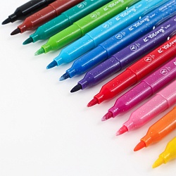 фломастеры 12цв  перламутровые