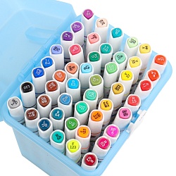 маркеры для скетчинга ароматизированные (двусторонние) (набор 48 цв)