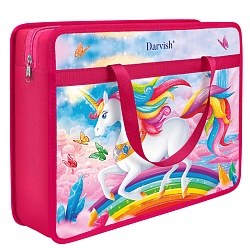 папка детская с ручками "сказочный единорог"