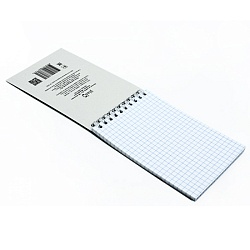 Блокнот А6  48л "Розовый и пушистый" лак, на гребне