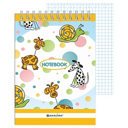 Блокнот 7*10см  60л  "Детские" на гребне плотность 55гр/м2