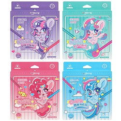 карандаши 24цв трёхгранный корпус "забавные пони"