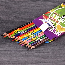 карандаши 12цв "darvish" ароматизированные (набор)