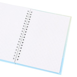 Блокнот 13*18см 48л на спирали в клетку "Девочка"