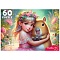 пазлы   60 элементов девочка с капибарой