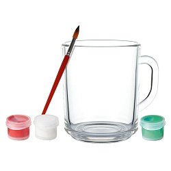 набор для творчества. кружка под роспись "снеговик"