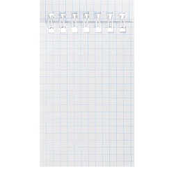 Блокнот А7  40л "Милые животные-8" на гребне в клетку