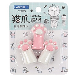 набор ластиков 3шт/уп