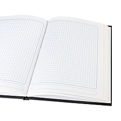 Бизнес-блокнот А5 80л "Чёрная кошка-2" глянцевая ламинация