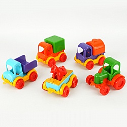 машинки "little cars" 5 шт. в наборе. игрушка
