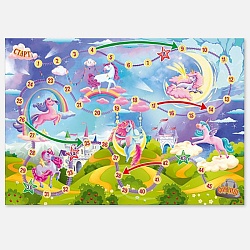 игра ходилка в мире единорогов