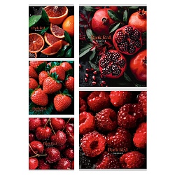 тетрадь  48л кл. "фрукты и ягоды-3" обложка цветная мелованная