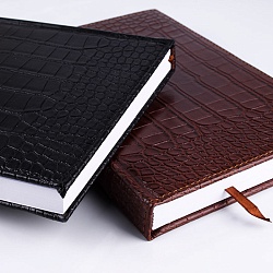 ежедневник а5 недатиров. 120л "darvish" обложка к/з крокодил (2 цвета)