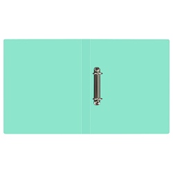 папка с 2-мя кольцами 25мм 500мкм пастель мятная