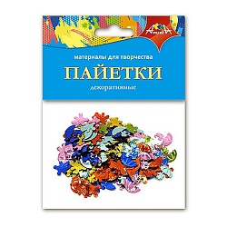 декоративные пайетки "мишка и зонтик"