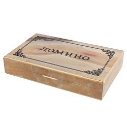настольная игра "домино" в шкатулке
