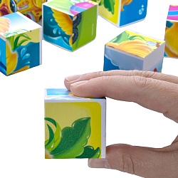 кубики пластиковые "глазастики" 9шт