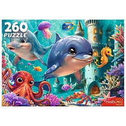 пазлы  260 элементов удивительный подводный мир