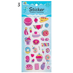 наклейки объёмные ассорти