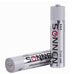 батарейки sonnen aaa(lr03) комплект 2шт алкалин в блистере 1,5в