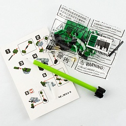 ручка шар. синяя "конструктор"