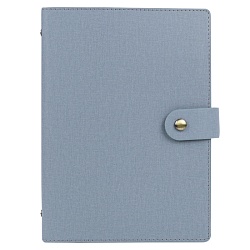 ежедневник а5 недатиров. 100л обложка кож.зам. на кольцах  с магнитной кнопкой