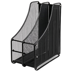 лоток вертикальный 2 отделения металлический 