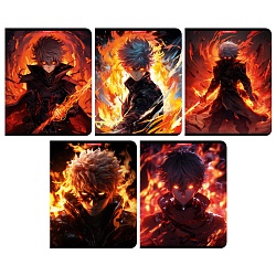 тетрадь  48л кл. "огненные парни" обложка уф-лак