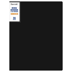 папка с 2-мя кольцами 35мм 700мкм чёрная