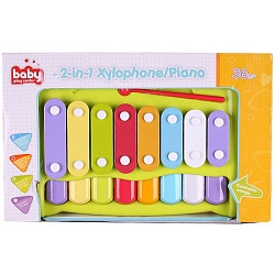 ксилофон + пианино 2в1. игрушка