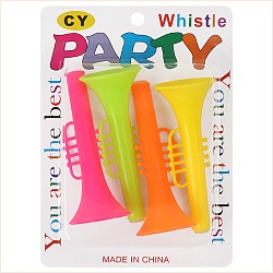 праздничный набор "дудки" 4 шт/уп