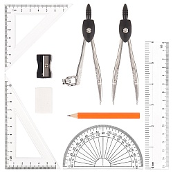 готовальня  9 предметов в металлическом пенале