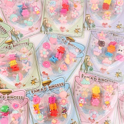 игровой набор "колечки + крабики"  10 шт