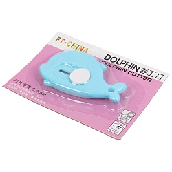 нож канцелярский мини "дельфин"