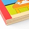 пазл-книжка деревянная 21,5*17,5см 6 пазлов по 19 деталей ассорти