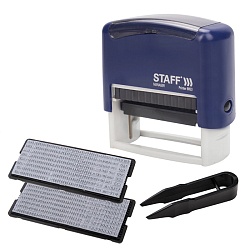 штамп самонаборный  5-стр, оттиск 58*22мм, касса в комплекте