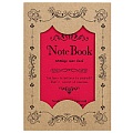 Ежедневник А5 недатиров. 120л обложка бумвинил красный