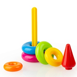 пирамида "классика" 19,5 см, 7 дет. (в сетке)