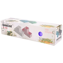 органайзер-трансформер  пластиковый настольный 3 отделения фиолетовый