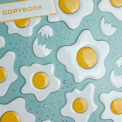 тетрадь  48л кл. "яишенка" обложка уф-лак, конгрев