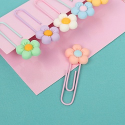 скрепки декоративные цветочки