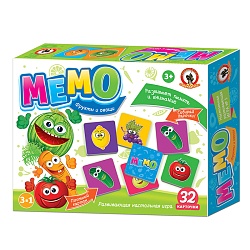 игра мемо «фрукты и овощи»