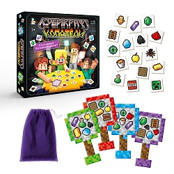 игра настольная "кубикрафт" копатели
