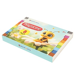 пластилин  8цв. "darvish" 160г со стеком