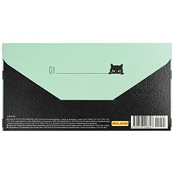 открытка-конверт "котики на голубом"