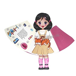 книжка-кукла. милаша и её питомцы. 8л