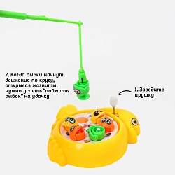 игровой набор "заводная рыбалка" дельфин