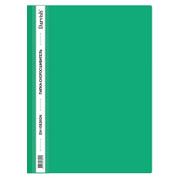 папка-скоросшиватель а4 зелёная 120/180мкм